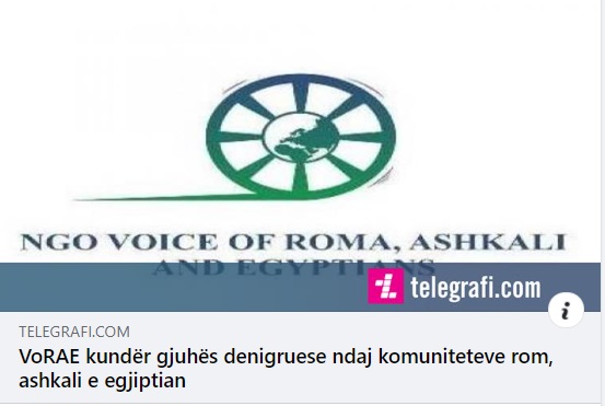 VoRAE against language denigrating Roma, Ashkali and Egyptian communities