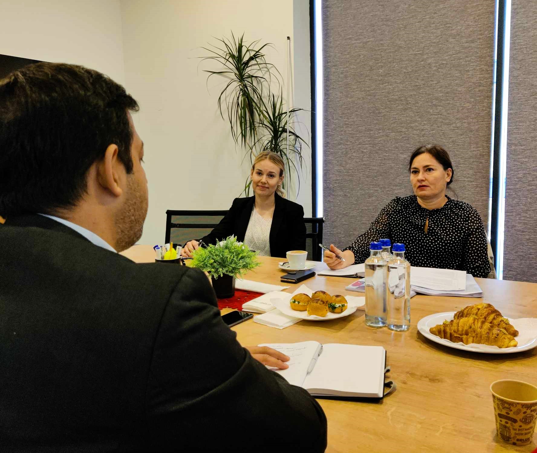 Visits from donors from Finland