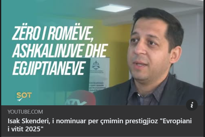 Isak Skenderi - Voice of Roma, Ashkali and Egyptians